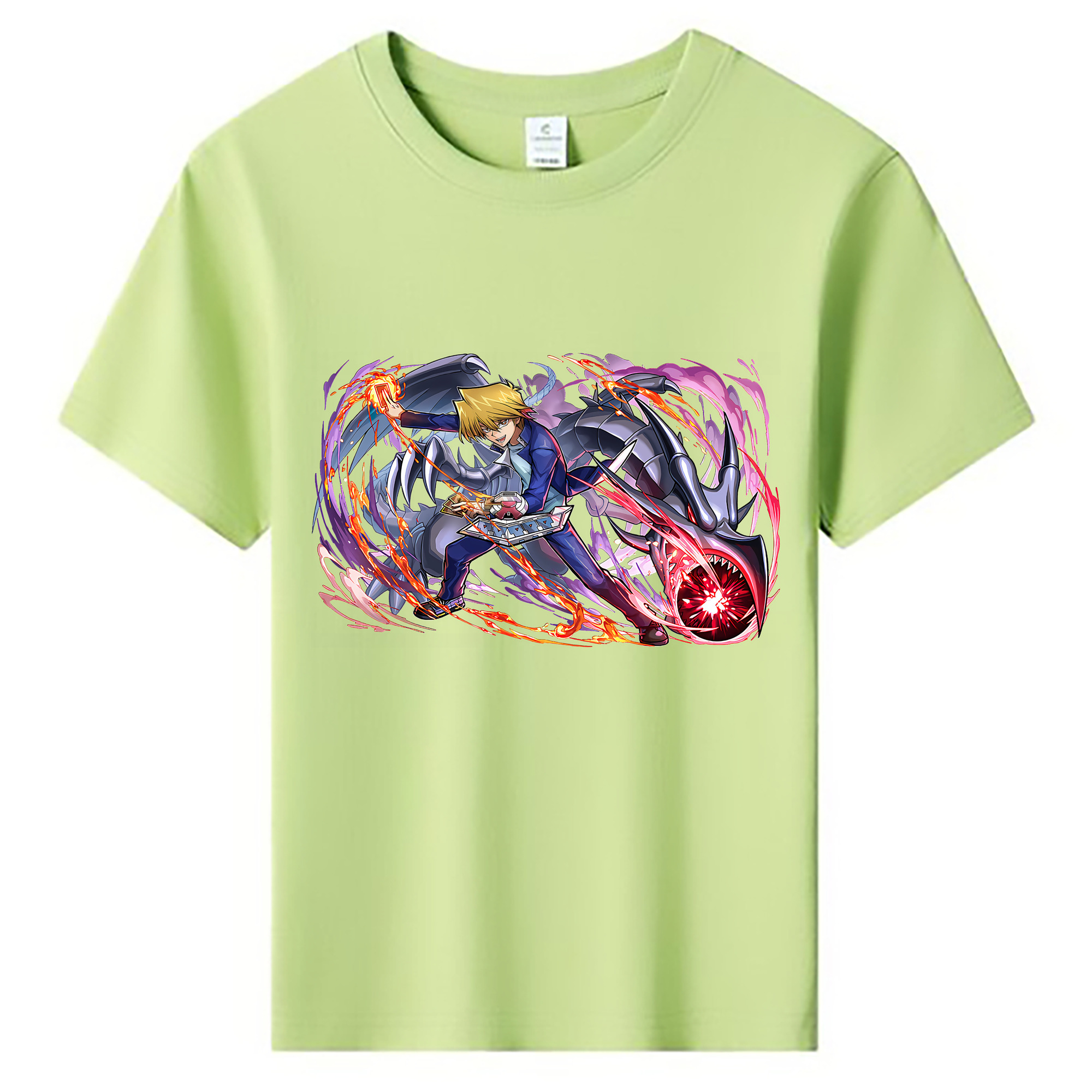 （画像用） 遊☆戯☆王 Yu-Gi-Oh! 綿100％キッズTシャツ（フロントプリント）